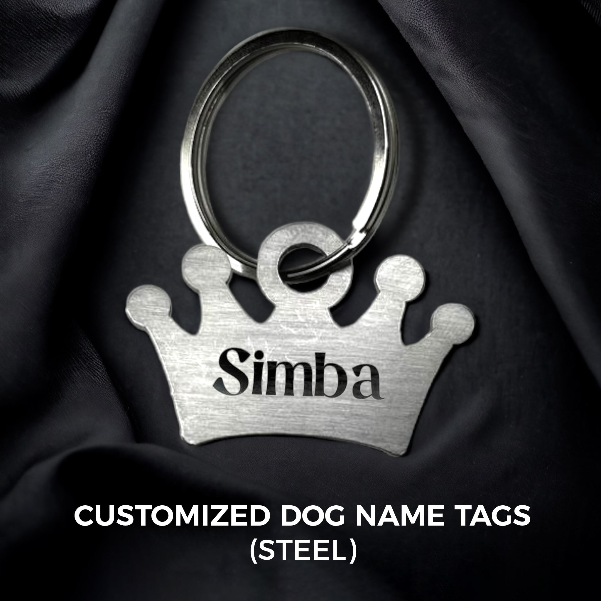 King crown dog tag online